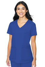 Load image into Gallery viewer, Med Couture Insight 3 Pocket V-Neck Top
