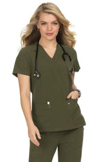 Load image into Gallery viewer, KOI Next Gen Hustle and Heart Women&#39;s 3-Pocket Stretch Scrub Top

