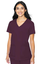 Load image into Gallery viewer, Med Couture Insight 3 Pocket V-Neck Top
