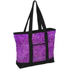 Floral Dots Fashion Tote Bag